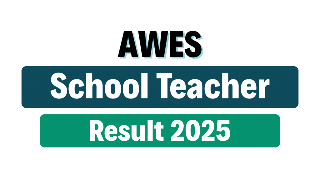 AWES Army School Teacher Result 2025