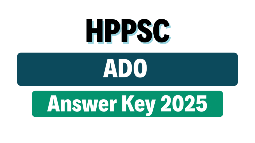 HPPSC Assistant District Attorney Answer Key 2025